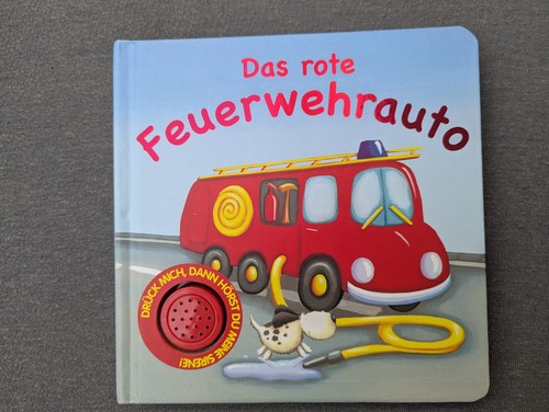Das rote feuerwehrauto buch - feuerwehrauto,,