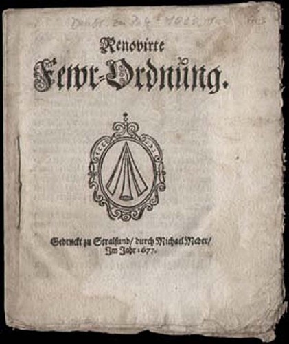 Stralsund feuerwehr dekret - stralsund,